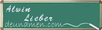 Alwin Lieber Visitenkarte